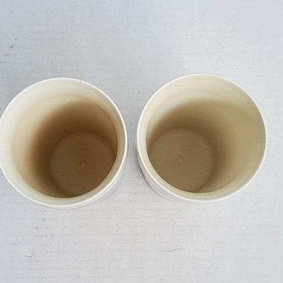 2 Vintage 1980 Floral Thermo- Serv Insulated Tumblers Drinking Glass - Picture 6 of 10